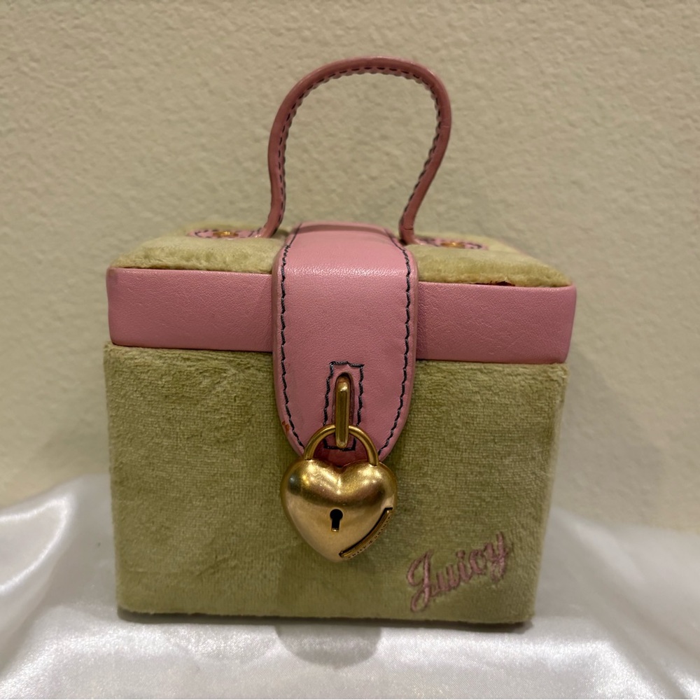 Juicy Couture Y2K Original Rare Pink and Green Box Bag #y2k